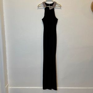 Laundry by Shelli Segal Long Black Gown